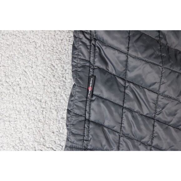 The North Face Puffer Mens XXL Gray Quilted Thermoball Smooth Sleeves Zip Up - Picture 10 of 10
